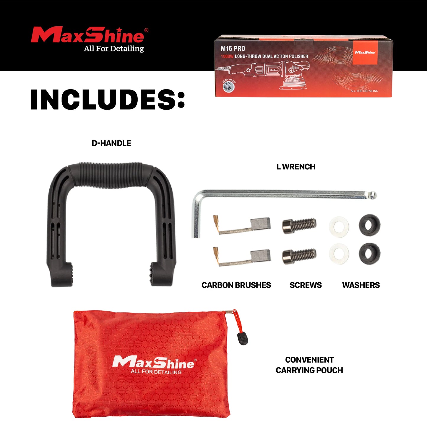 Maxshine M21 Pro II 21mm DA Polisher