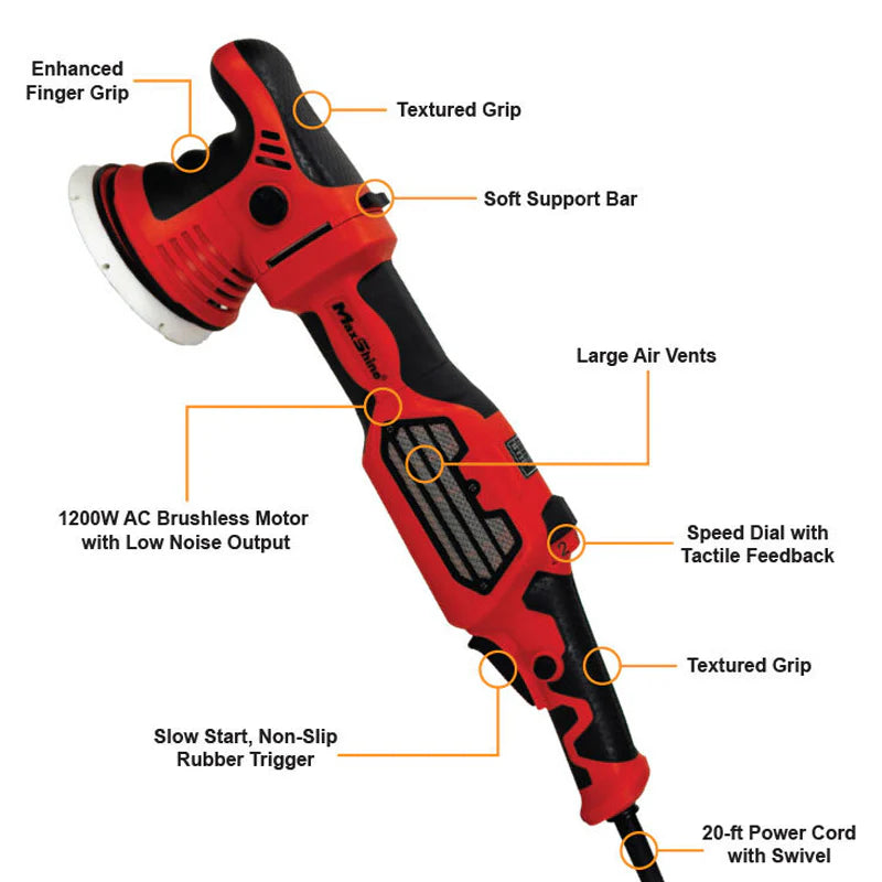 MaxShine MB8 Pro 8mm Brushless DA Polisher